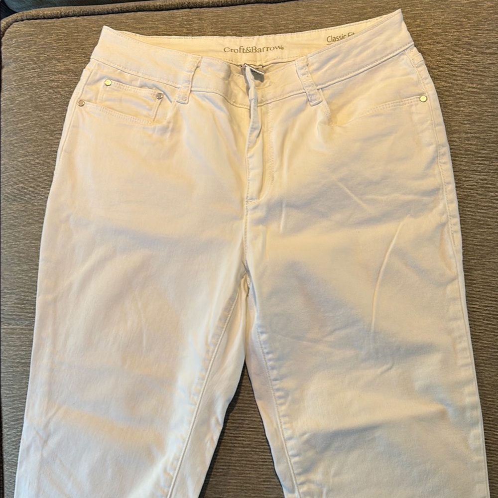Croft & Barrow Women's White Jeans